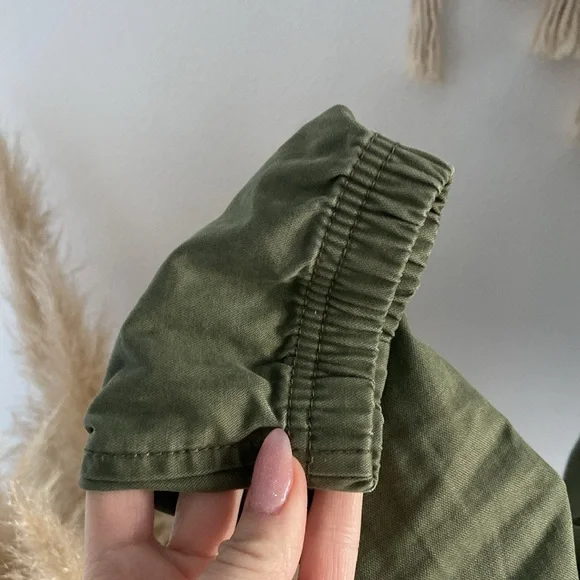 Old Navy army green jacket military utility lightweight coat trendy spring small - Picture 9 of 16